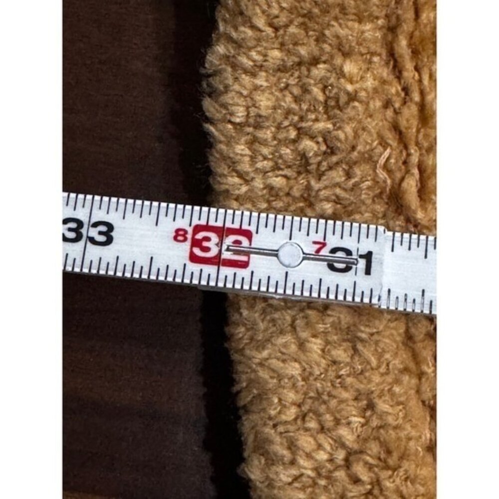 Free People Warm Wishes Sand Hooded Sweater Knit Jacket XS Cabincore - Picture 7 of 7